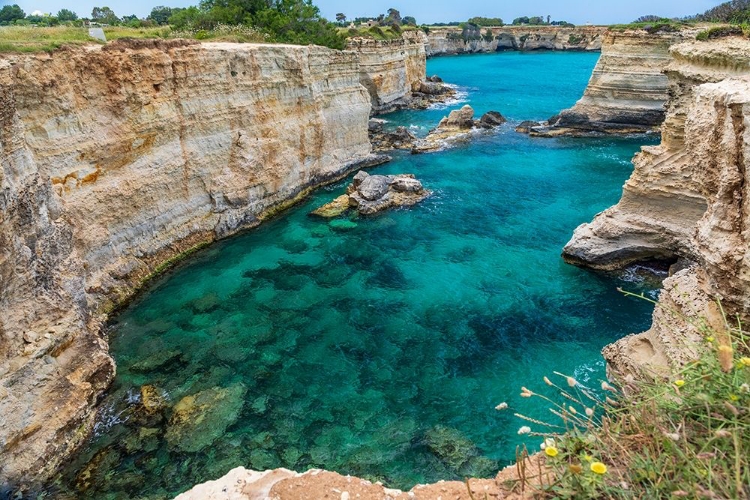 Picture of ITALY-APULIA-PROVINCE OF LECCE-MELENDUGNO THE FARAGLIONI OF TORRE SANTANDREA