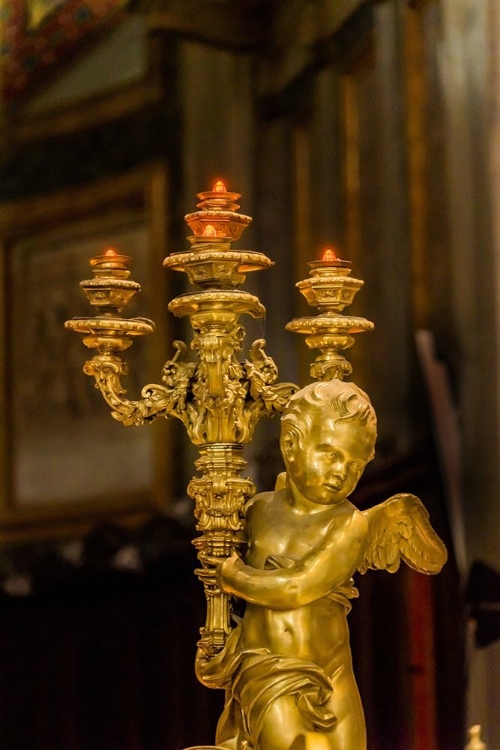 Picture of GOLDEN ANGEL STATUE SANTA MARIA MAGGIORE-ROME-ITALY BUILT 422-432-IN HONOR OF VIRGIN MARY