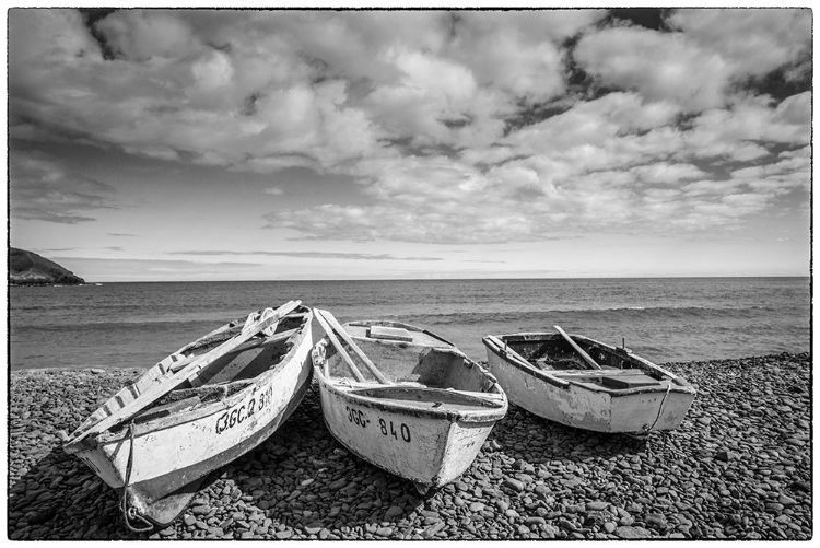 Picture of SPAIN-CANARY ISLANDS-FUERTEVENTURA ISLAND-POZO NEGRO-FISHING BOATS