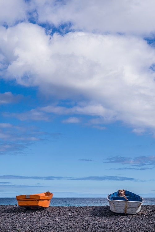 Picture of SPAIN-CANARY ISLANDS-FUERTEVENTURA ISLAND-POZO NEGRO-FISHING BOATS