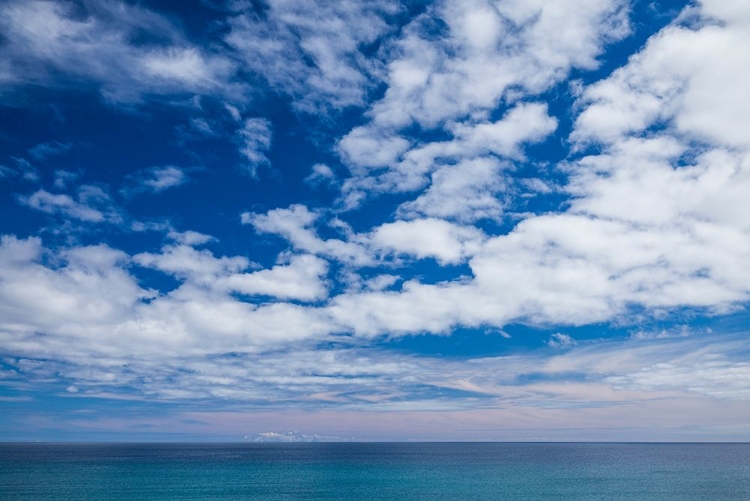 Picture of CANARY ISLANDS-FUERTEVENTURA ISLAND-COSTA CALMA-HIGH ANGLE VIEW OF PLAYA DE SOTAVENTO BEACH