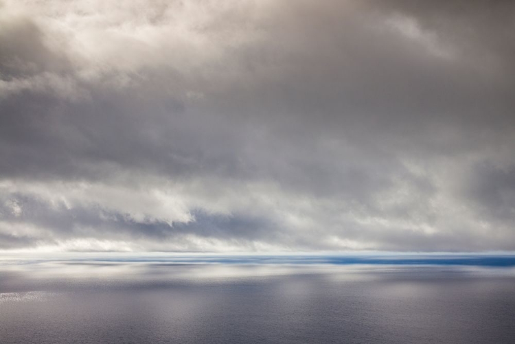 Picture of CANARY ISLANDS-LA PALMA ISLAND-LAS INDIAS-STORM FRONT OVER ATLANTIC OCEAN