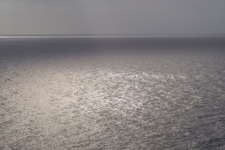 Picture of CANARY ISLANDS-LA PALMA ISLAND-SANTA CRUZ DE LA PALMA-ELEVATED VIEW OF THE ATLANTIC OCEAN