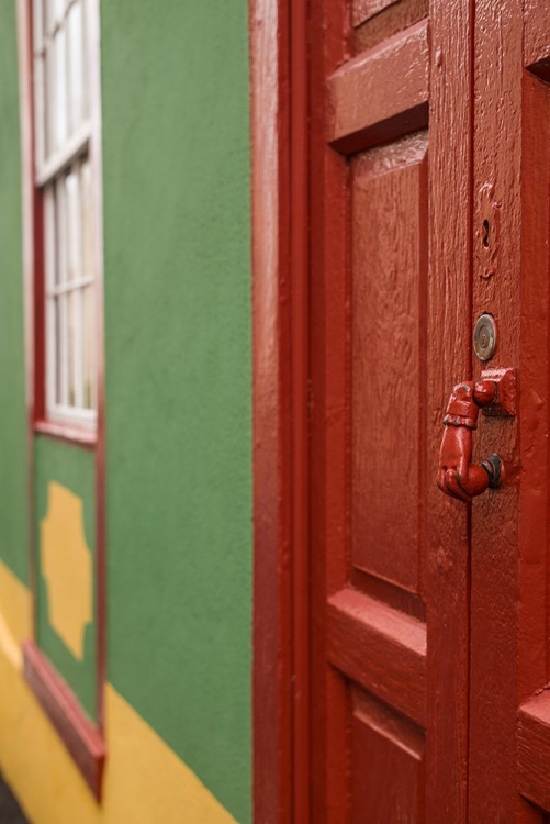 Picture of CANARY ISLANDS-LA PALMA ISLAND-SAN ANDRES-ORNATE DOOR KNOCKER