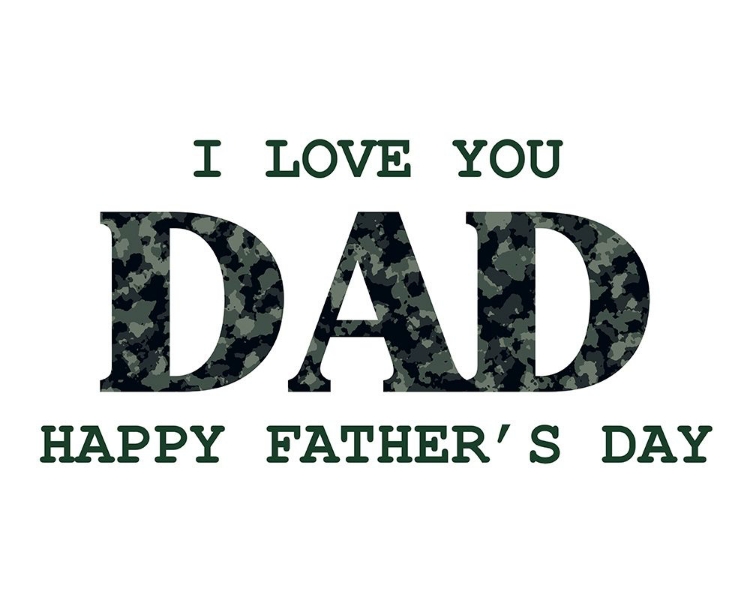 Picture of I LOVE YOU DAD CAMO