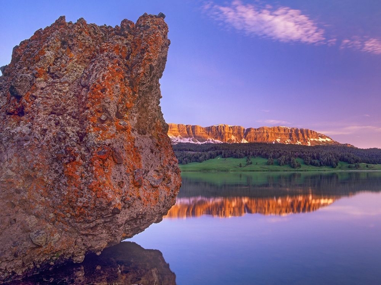 Picture of BRECCIA CLIFFS AND BROOKS LAKE-WYOMING