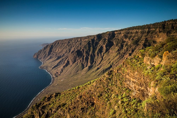 Picture of CANARY ISLANDS-EL HIERRO ISLAND-MIRADOR DE ISORA-ELEVATED VIEW OF THE EAST COAST