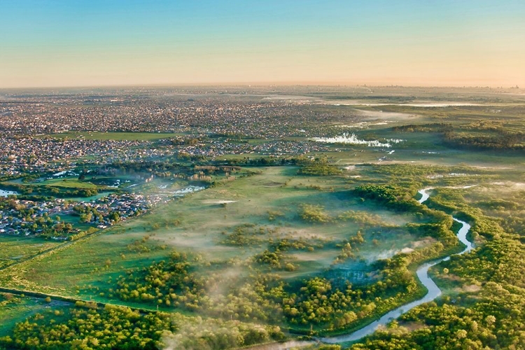 Picture of LANDING PATH TO EZEIZA EZE BUENOS AIRES INTERNATIONAL AIRPORT 