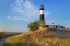 Picture of BIG SABLE POINT LIGHTHOUSE ON THE EASTERN SHORE OF LAKE-MICHIGAN LUDINGTON STATE PARK-MICHIGAN