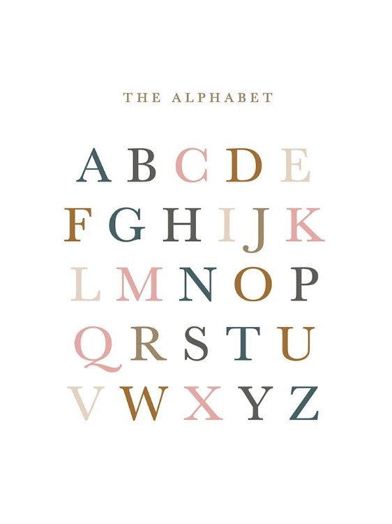 Picture of ALPHABET FALL GEMS