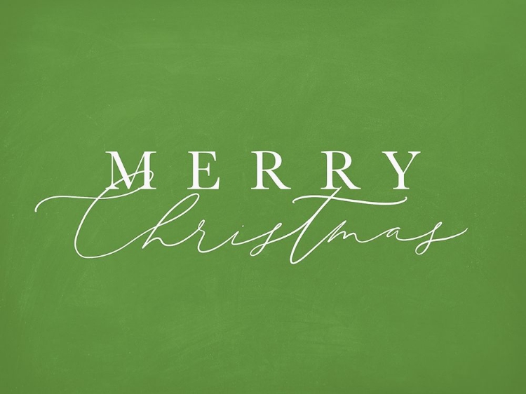 Picture of MERRY CHRISTMAS GREEN