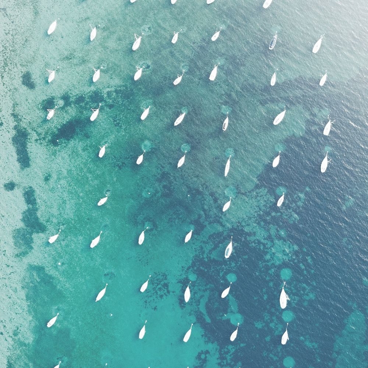 Picture of BOATS IN TROPICAL WATERS