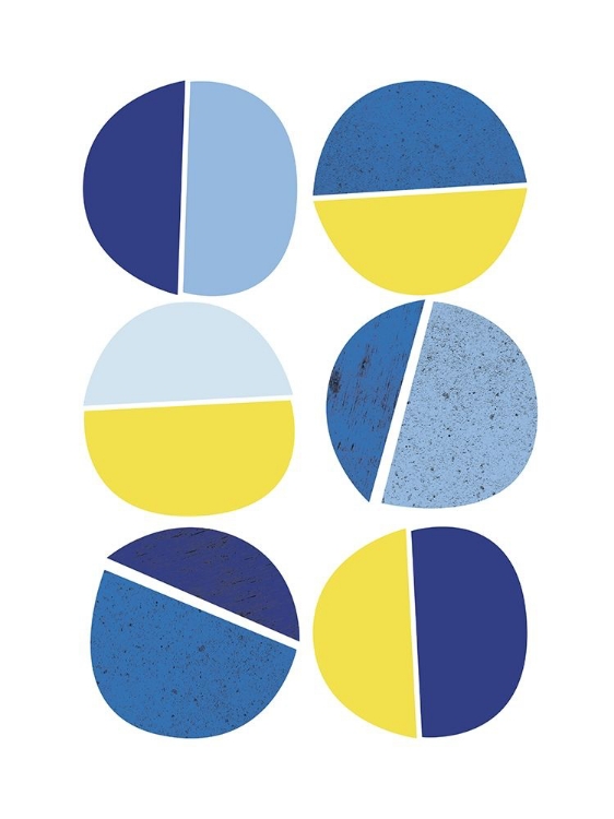 Picture of BLUE YELLOW MODERN 4