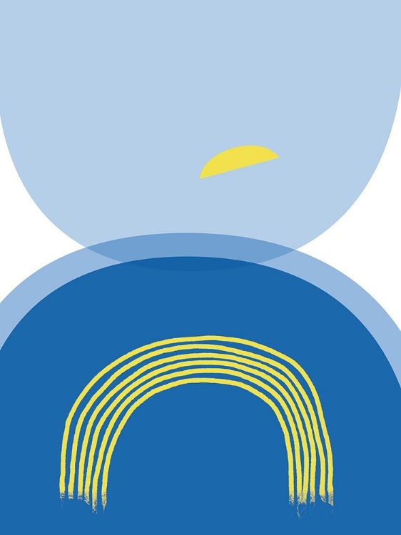 Picture of BLUE YELLOW MINIMALIST 2