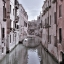 Picture of OLD BUILDINGS WITH SMALL BRIDGE OVER NARROW CANAL-VENICE-ITALY