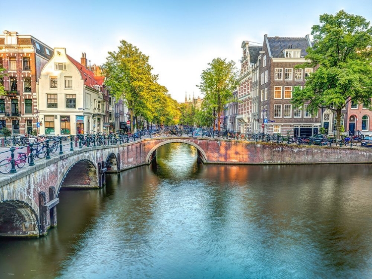 Picture of CANAL THROUGH AMSTERDAM CITY