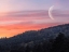 Picture of MOON SUNSET HILLSIDE