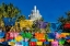 Picture of MEXICAN MARKET SQUARE-FLAGS SYMBOLS CHRISTMAS PAPER DECORATIONS-SAN ANTONIO-TEXAS