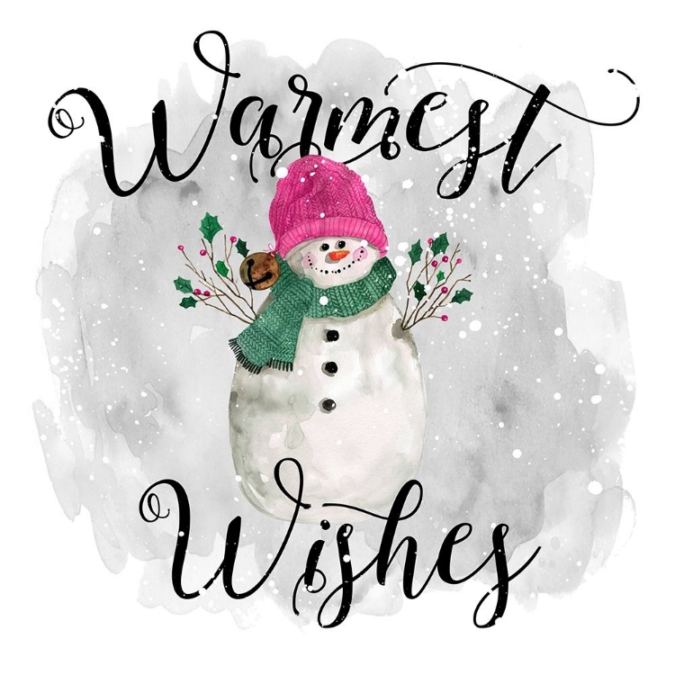 Picture of SNOWMAN WARMEST WISHES