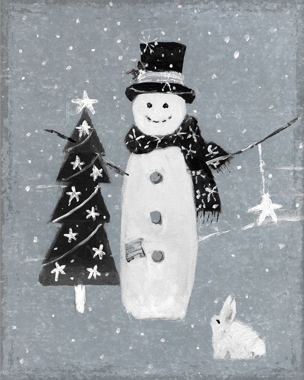 Picture of GALVANIZED SNOWMAN I