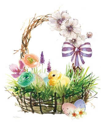 Picture of SPRING BASKET CHICK