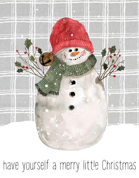 Picture of FARMHOUSE CHRISTMAS SNOWMAN IV