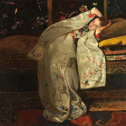 Picture of GIRL IN A WHITE KIMONO, 1894