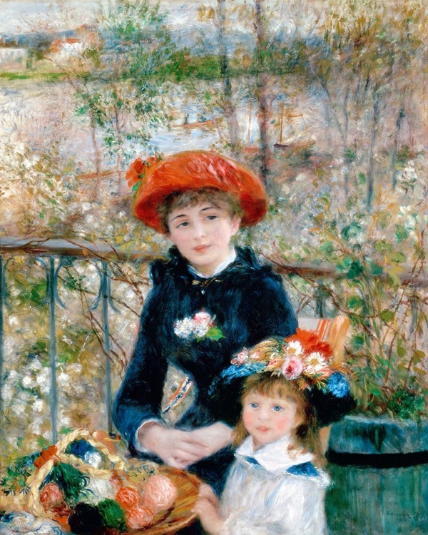 Picture of THE TWO SISTERS, ON THE TERRACE, 1881