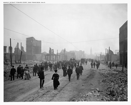 Picture of MARKET STREET POST EARTHQUAKE