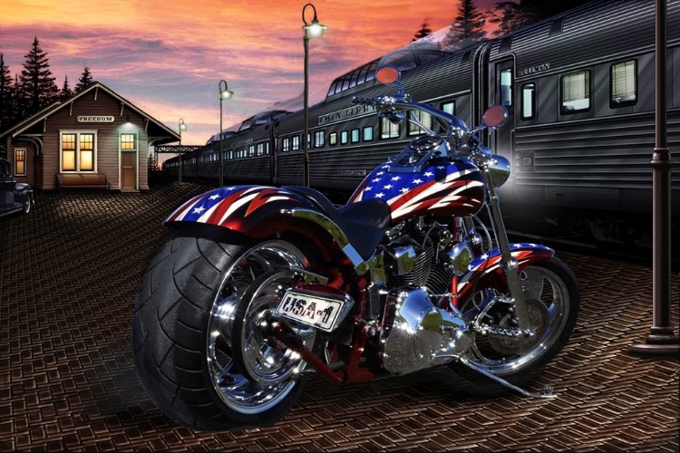 Picture of CUSTOM BIKE SUNSET