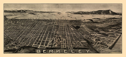 Picture of BERKELEY CALIFORNIA - GREEN 1909 