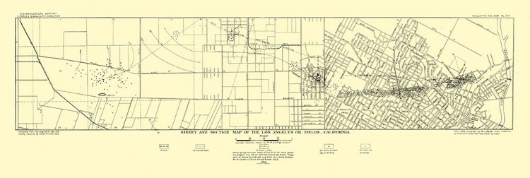 Picture of LOS ANGELES CALIFORNIA OIL FIELDS- HOEN 1906 