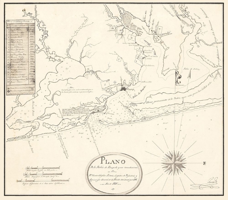 Picture of PENSACOLA FLORIDA - PINTADO 1815 