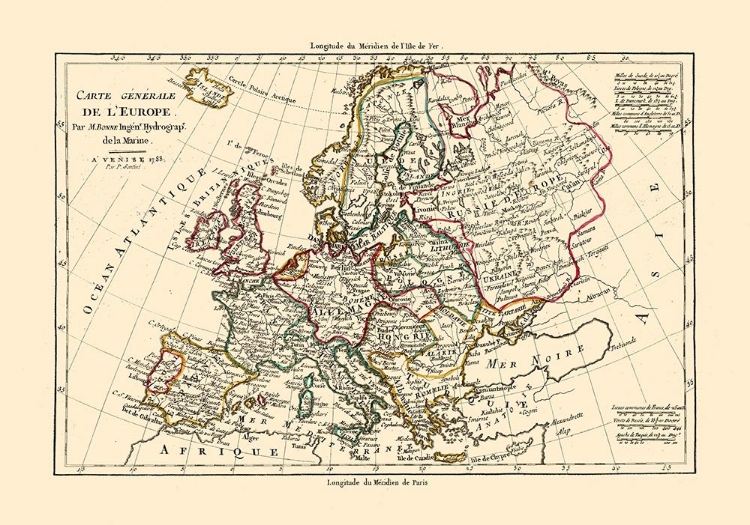 Picture of EUROPE - SANTINI 1794 