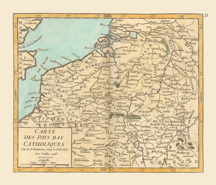 Picture of CATHOLIC BELGIUM NETHERLANDS - ROBERT 1748 