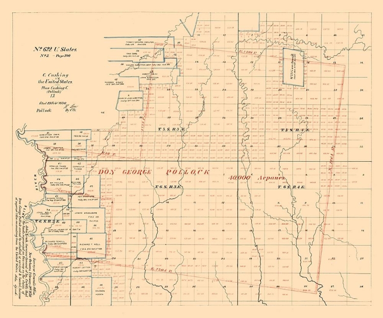 Picture of LIVINGSTON LOUISIANA - LYNCH 1870 