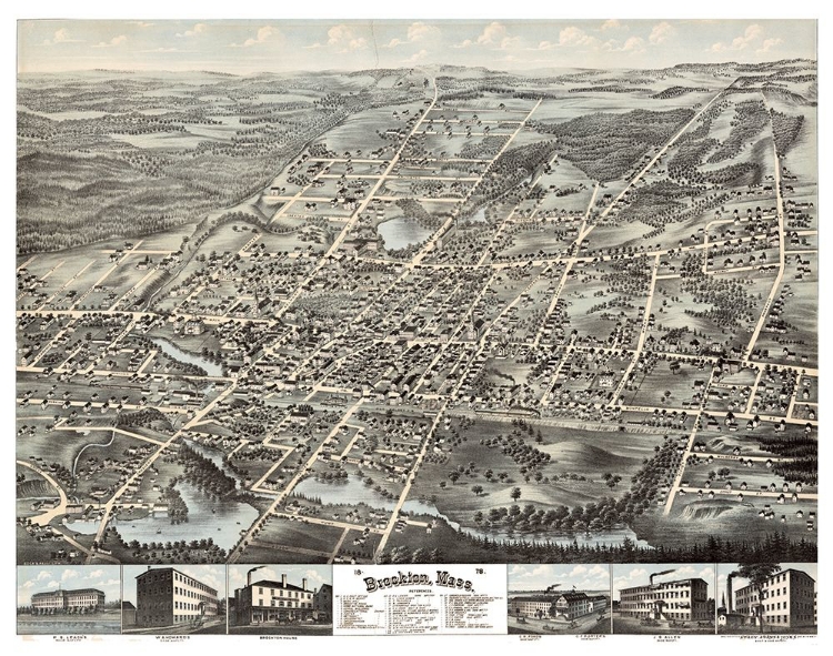 Picture of BROCKTON MASSACHUSETTS -1878