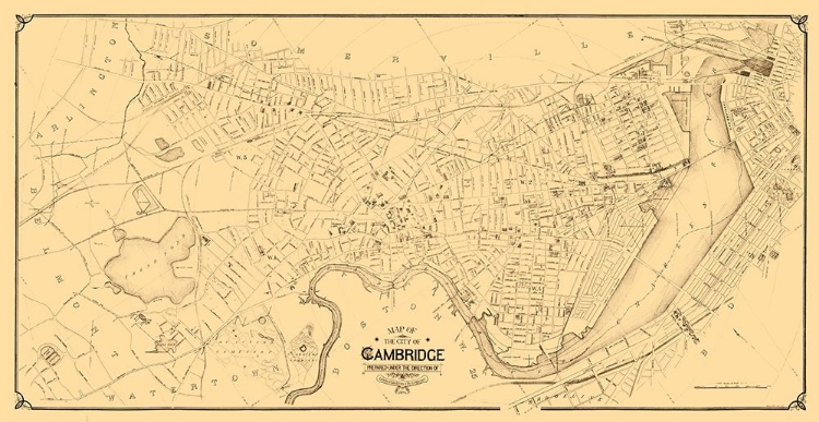 Picture of CAMBRIDGE MASSACHUSETTS - HASTINGS 1894 