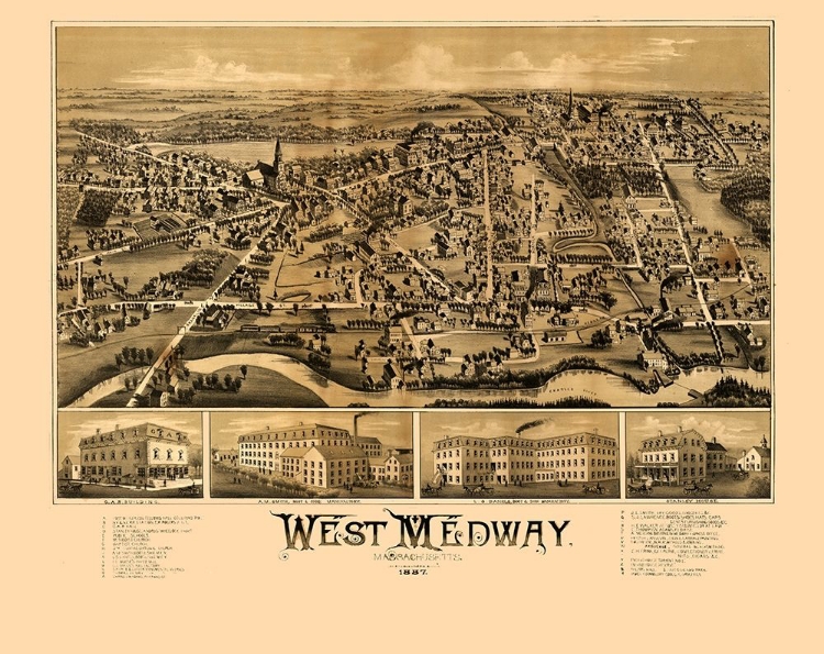 Picture of WEST MEDWAY MASSACHUSETTS -1887