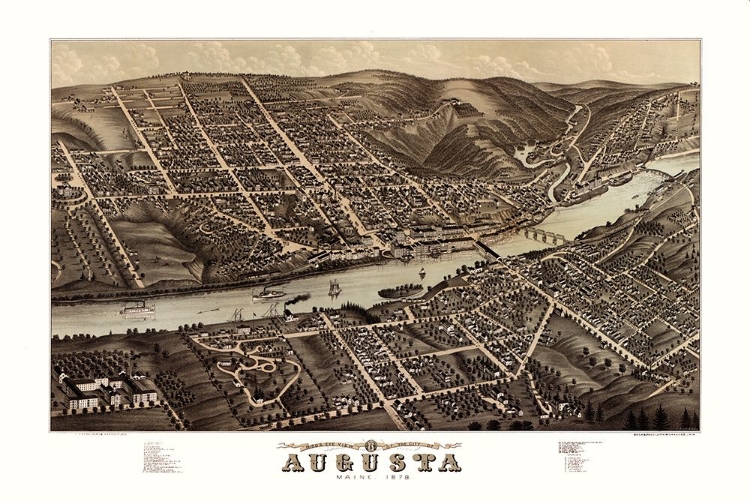 Picture of AUGUSTA MAINE - STONER 1878 