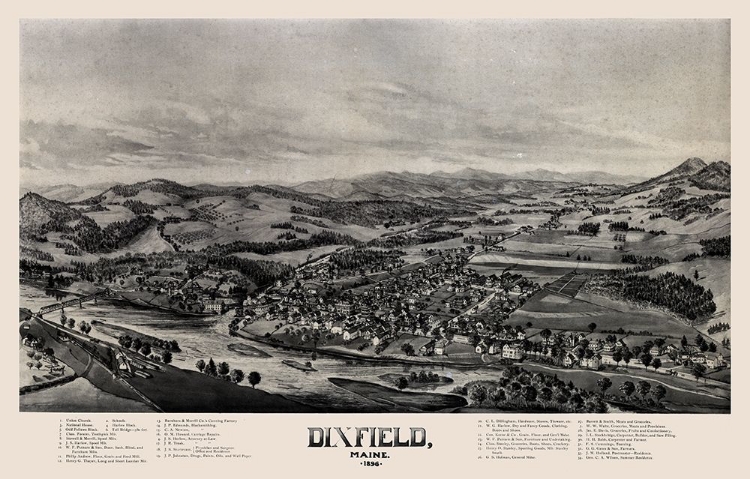 Picture of DIXFIELD MAINE -1896