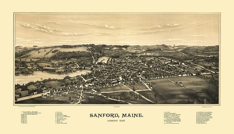 Picture of SANFORD MAINE - NORRIS 1889 