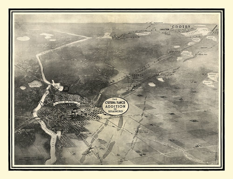 Picture of BRAINERD MINNESOTA -1914