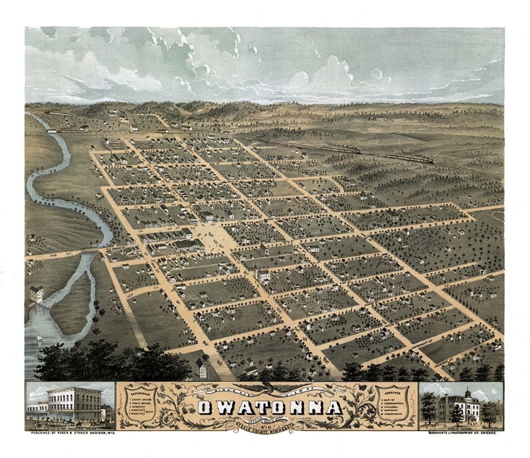 Picture of OWATONNA MINNESOTA - STONER 1870 