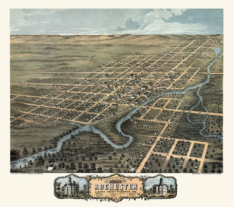 Picture of ROCHESTER MINNESOTA - STONER 1869 