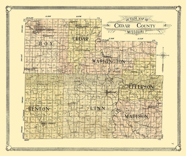 Picture of CEDAR COUNTY MISSOURI -1908