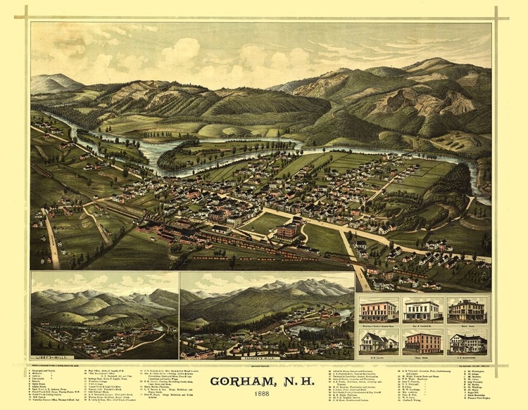 Picture of GORHAM NEW HAMPSHIRE - NORRIS 1888 