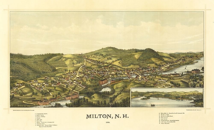 Picture of MILTON NEW HAMPSHIRE - NORRIS 1888 