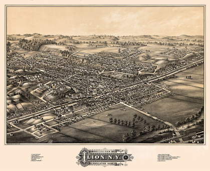 Picture of ILION NEW YORK - ROWLEY 1881 