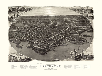 Picture of LARCHMONT NEW YORK - BAILEY 1904 